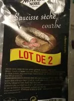 Mängden socker i Saucisse sèche courbe