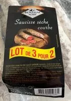 Mängden socker i Saucisse seche courbe