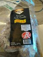 Mängden socker i Saucisse sèche courbe