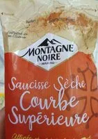 Mängden socker i Saucisse sèche courbe supérieure