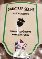 Mängden socker i Saucisse sèche aux noisettes
