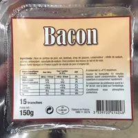 Mängden socker i Bacon