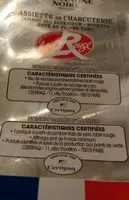 Mängden socker i Assortiment de charcuteries