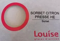 Mängden socker i Sorbet citron