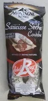 Mängden socker i Saucisse sèche courbe Sélection
