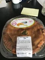 Mängden socker i Pâté aux prunes 20 cm 800g