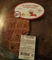Mängden socker i Galette sablée framboise 400g avec fève
