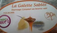 Mängden socker i La galette sablée fourrage caramel au beurre salé 400g