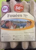 Mängden socker i Fouées à garnir emballée x8 400g