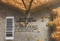 Mängden socker i Galette sablée frangipane 425G AVEC FEVE