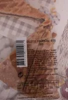 Mängden socker i La galette sablée fourrage framboise bio 480g