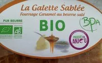 Mängden socker i Galette sablée fourrage caramel au beurre salé BIO 480g