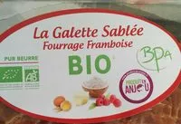 Mängden socker i La galette sablée framboise 480g BIO