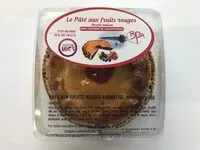 Mängden socker i Pâté aux fruits rouges individuel 160G