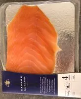 Mängden socker i Saumon fumé à la ficelle 4 tranches