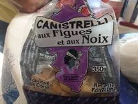 Mängden socker i Canistrelli aux figues et aux noix BISCUITERIE D'AFA