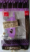 Mängden socker i CANISTRELLI aux Noix et aux Raisins
