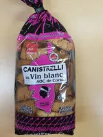 Mängden socker i Canistrelli au vin blanc