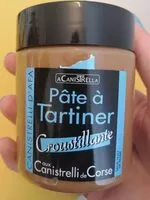 Mängden socker i Pâte à tartiner croustillante aux Canistrelli de Corse