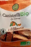 Mängden socker i Canistrelli de Corse à la clémentine