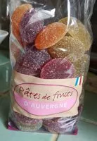 Mängden socker i Pâte de fruits d'Auvergne