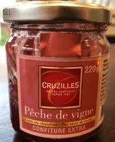 Mängden socker i Noêl Cruzilles, Confiture De De Pêche De Vigne 370g