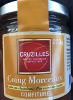 Mängden socker i Coing morceaux confiture