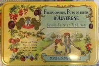 Mängden socker i Pâtes de fruits d'Auvergne