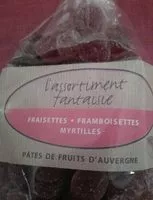 Mängden socker i Pâtes de fruits