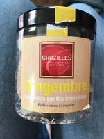 Mängden socker i Gingembre confit cristallisé