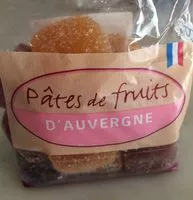 Mängden socker i Pates de fruits d'Auvergne