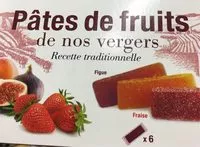 Mängden socker i Pâtes de fruits de nos vergers
