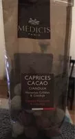 Mängden socker i Caprice cacao