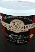 Mängden socker i Rillettes d'Anjou Saveurs des Mauges