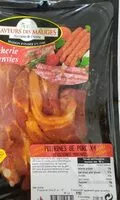 Mängden socker i Poitrine de porc mexicaine marinée