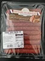 Mängden socker i Merguez bœuf-mouton x10 saveurs des mauges
