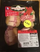 Mängden socker i Pommes de terres farcies