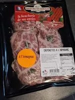 Mängden socker i Crepinettes à l'armagnac