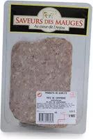 Mängden socker i Pate de campagne au sel de Guerande SAVEURS DES MAUGES
