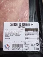 Mängden socker i Jambon au torchon decouenne et degraisse