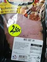 Mängden socker i Rôti cuit x4