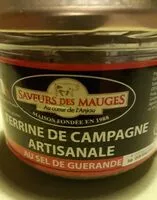 Mängden socker i Terrine de campagne artisanale