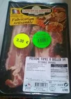 Mängden socker i Poitrine fumée à griller