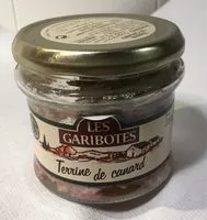 Mängden socker i Terrine Canard 180G Les Garibotes