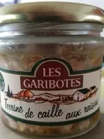 Mängden socker i Terrinne de cailles aux raisins