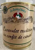 Mängden socker i Cassoulet tradition