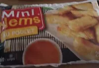 Mängden socker i Mini Nems au poulet