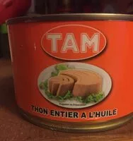 Mängden socker i TAM thon entier a l'huile