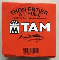 Mängden socker i Thon entier à l'huile