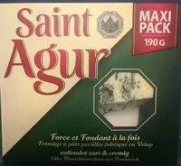 Mängden socker i Saint Agur